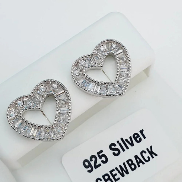 - 925 Sterling Silver Cubic Zirconia Earrings, U19254819 - Picture 2 of 11